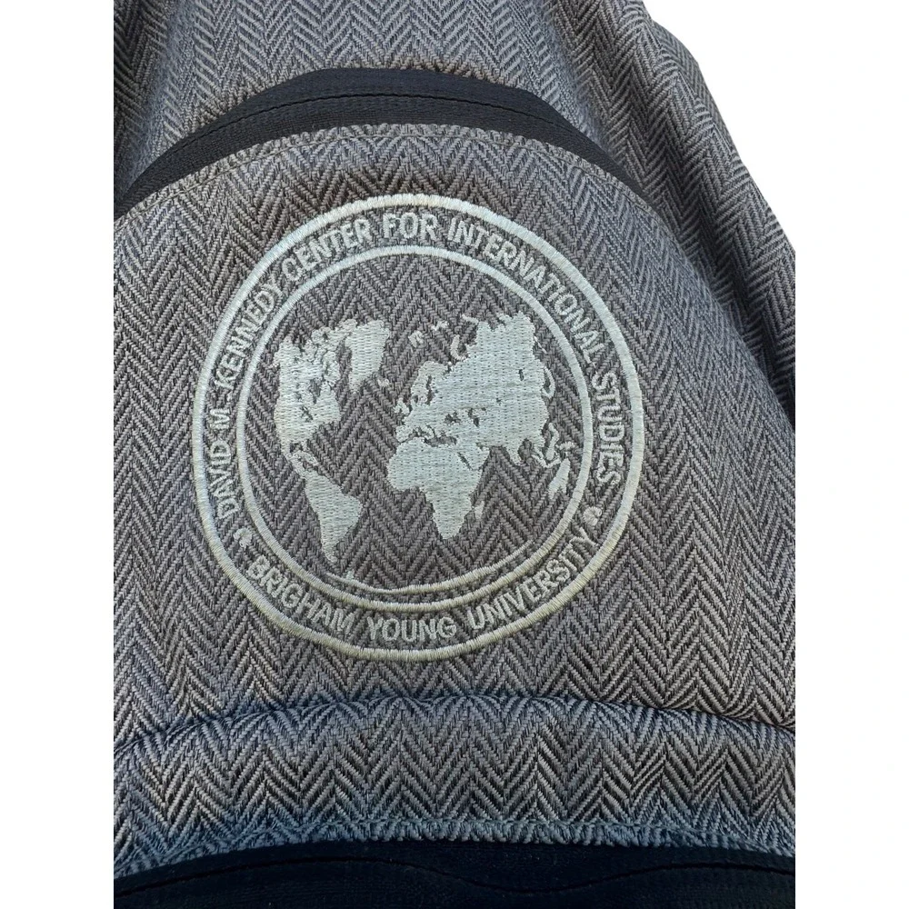 Dakine BYU David M Kennedy Center Backpack Gray Herringbone Laptop Bag